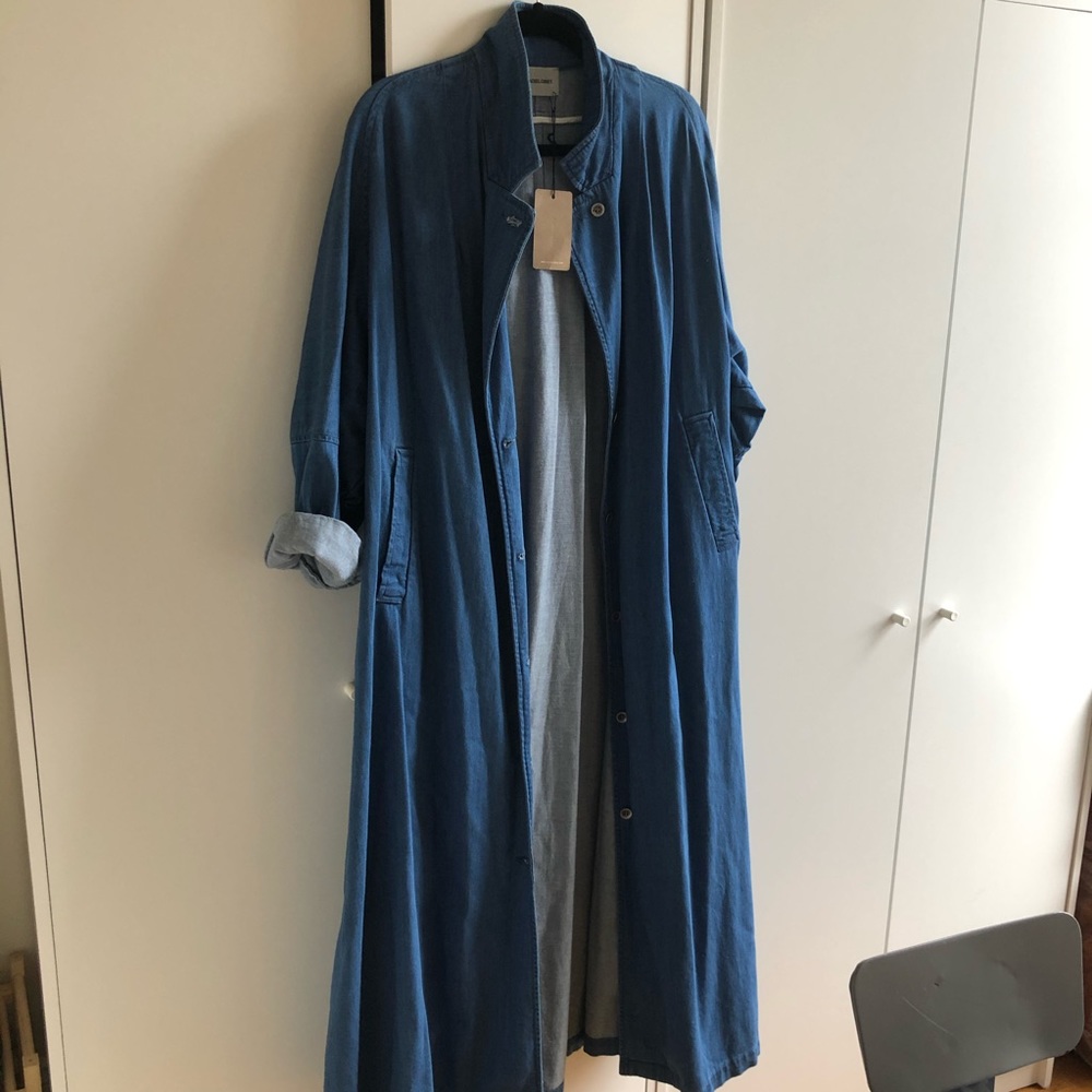 Rachel Comey Chambray Trench Duster 4 NWT